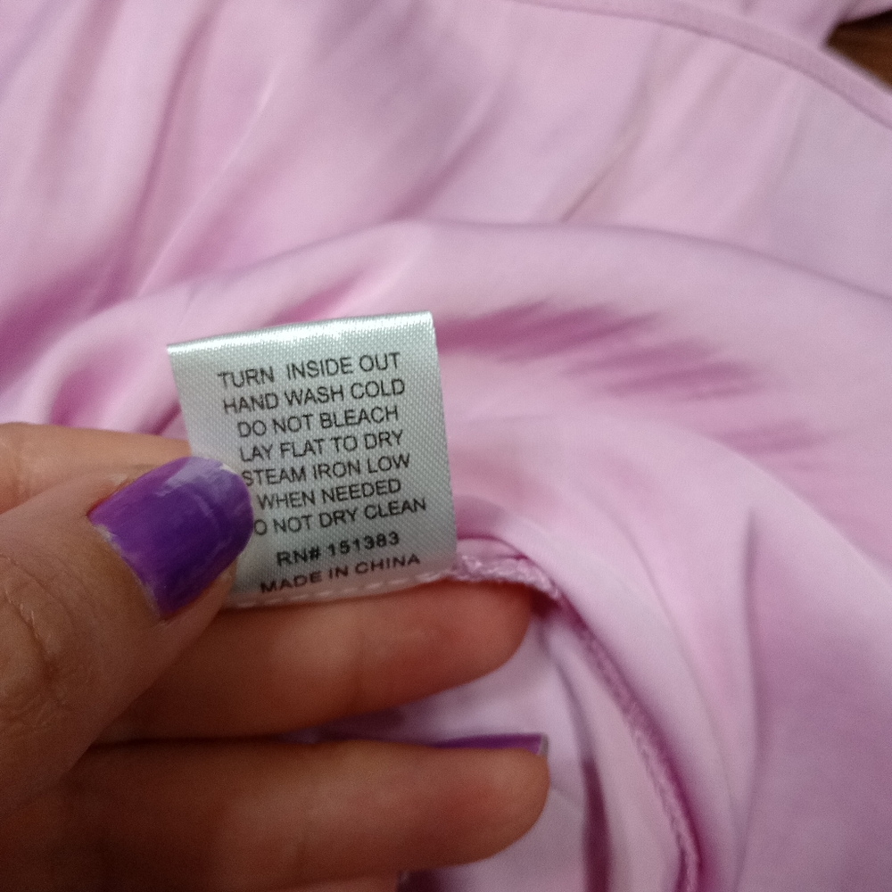 Current Air Split Neck Tie Blouse - image 7